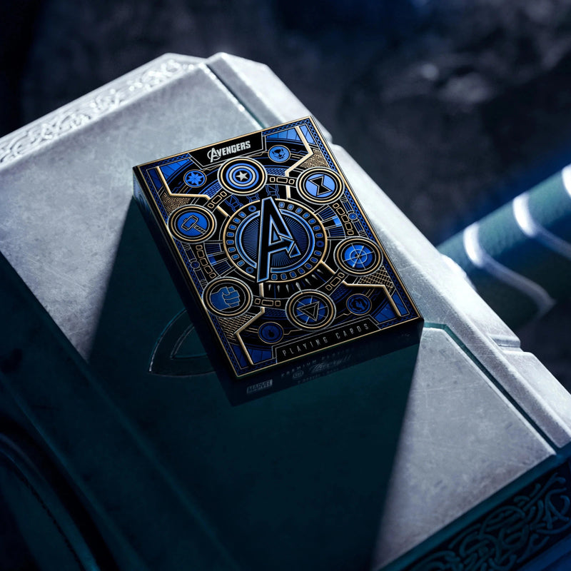 Avengers: Blue Edition Playing Cards by theory11 - Brown Bear Magic Shop