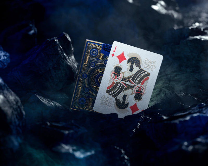 Avengers: Blue Edition Playing Cards by theory11 - Brown Bear Magic Shop