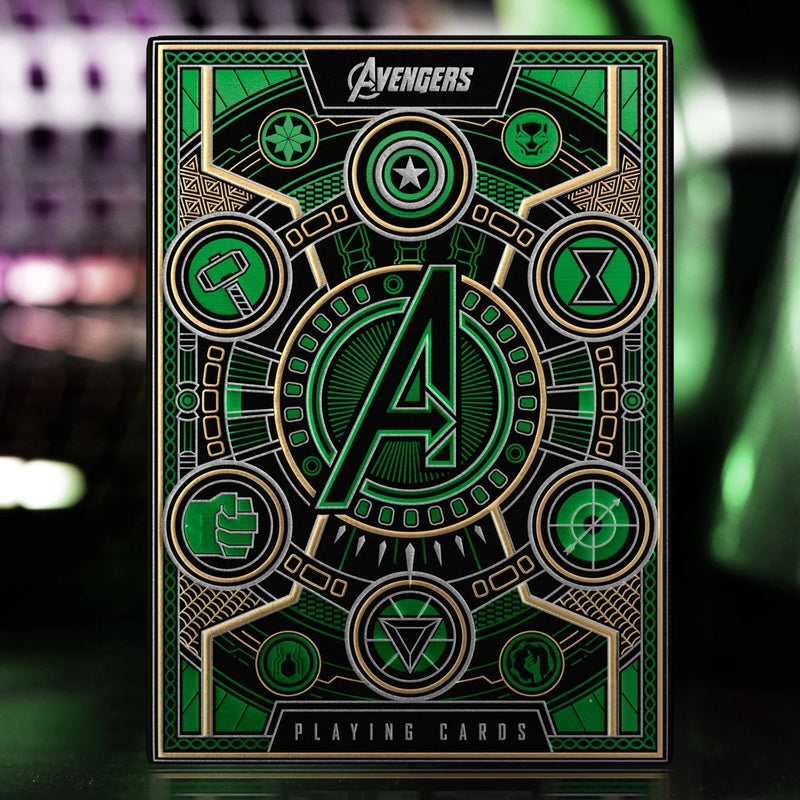 Avengers: Green Edition Playing Cards by theory11 - Brown Bear Magic Shop