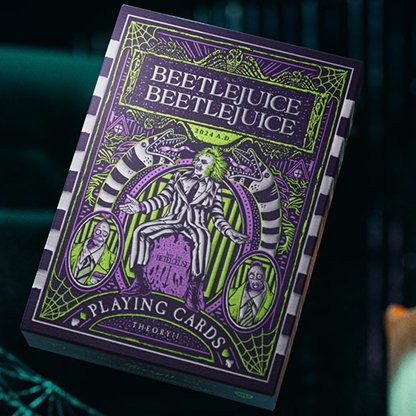 Beetlejuice Playing Cards by theory11 - Brown Bear Magic Shop