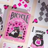 Bicycle Cat (Pink) Playing Cards by US Playing Card Co - Brown Bear Magic Shop