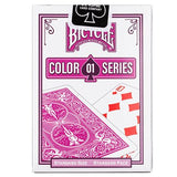 Bicycle Color Series (Berry) Playing Card - Brown Bear Magic Shop