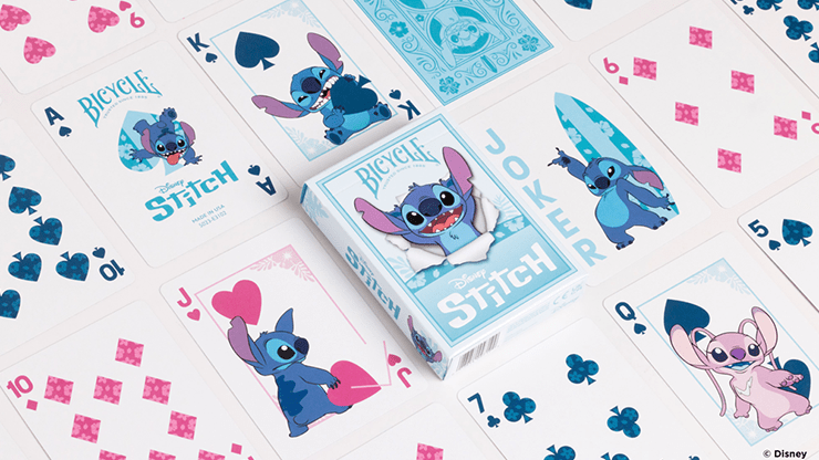 Bicycle Disney Stitch Playing Cards by US Playing Card Co - Brown Bear Magic Shop