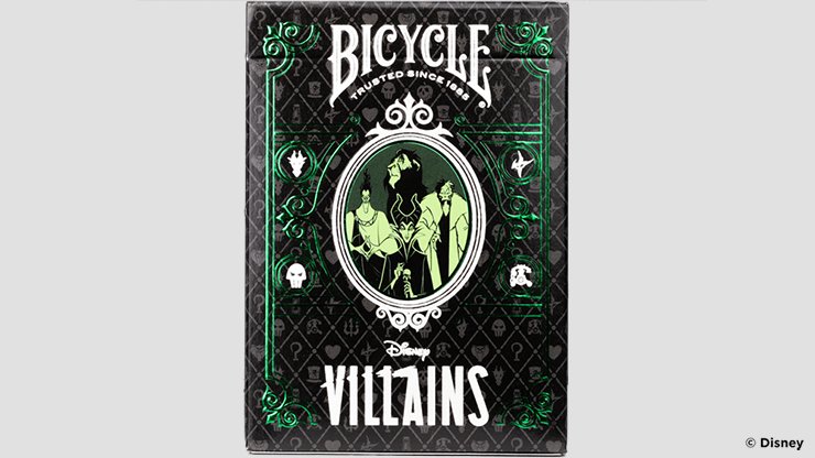 Bicycle Disney Villains by US Playing Card Co. - Brown Bear Magic Shop