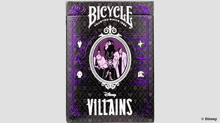 Bicycle Disney Villains by US Playing Card Co. - Brown Bear Magic Shop