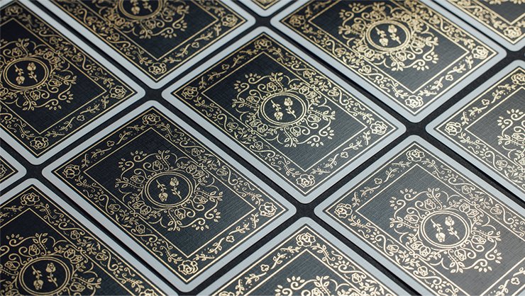 Black Roses 10 Year Anniversary Playing Cards - Brown Bear Magic Shop