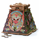 Cluepuzzle - Pyramid of the Sun. Jigsaw puzzle box - Brown Bear Magic Shop