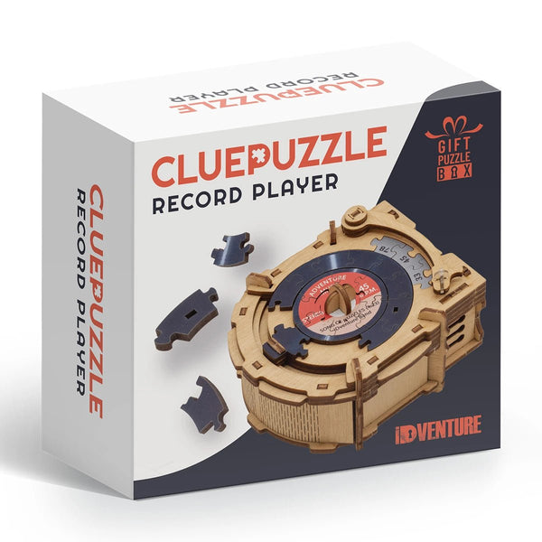 CluePuzzle - Record Player - Brown Bear Magic Shop