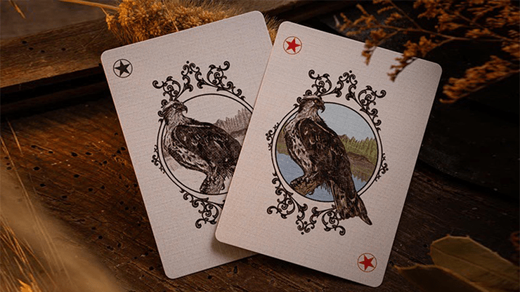 Goshawk Vintage Playing Cards - Brown Bear Magic Shop