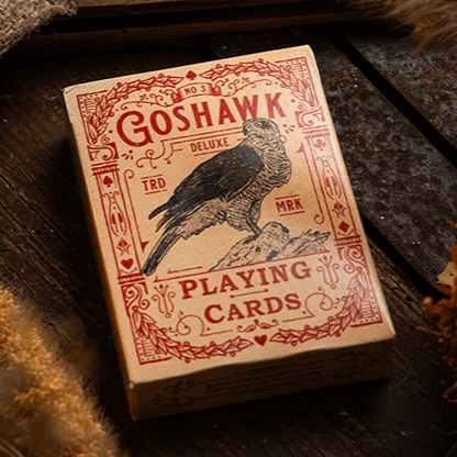 Goshawk Vintage Playing Cards - Brown Bear Magic Shop