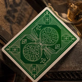 Green National Playing Cards by theory11 - Brown Bear Magic Shop