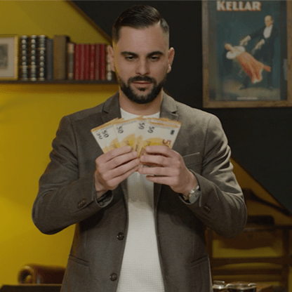 Instant Paper to Money (Dollar) by Miguel Pizarro - Brown Bear Magic Shop