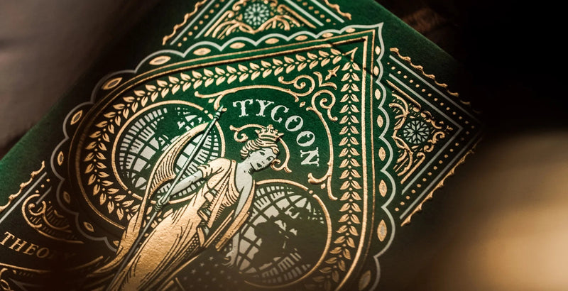 Limited Edition Green Tycoon Playing Cards by theory11 - Brown Bear Magic Shop