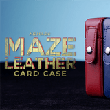 MAZE Leather Card Case (Black) by Bond Lee - Brown Bear Magic Shop