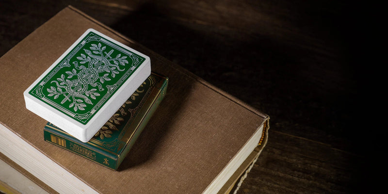 Monarch Playing Cards (Green) by theory11 - Brown Bear Magic Shop