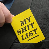 My Sh*t List by Diamond Jim Tyler - Brown Bear Magic Shop