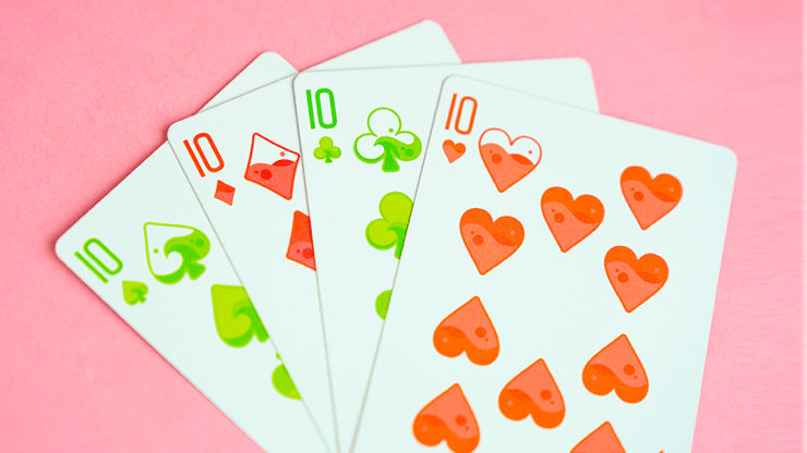 Peach SOJU Playing Cards - Brown Bear Magic Shop