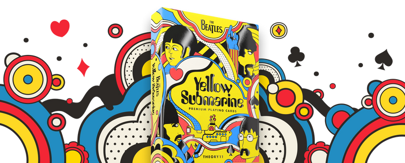 The Beatles Playing Cards by theory11 - Yellow Submarine - Brown Bear Magic Shop