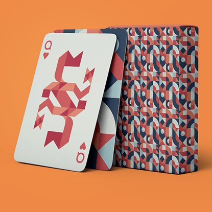 Abstract Playing Cards - Brown Bear Magic Shop