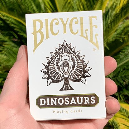 Bicycle Dinosaur Playing Cards - Brown Bear Magic Shop