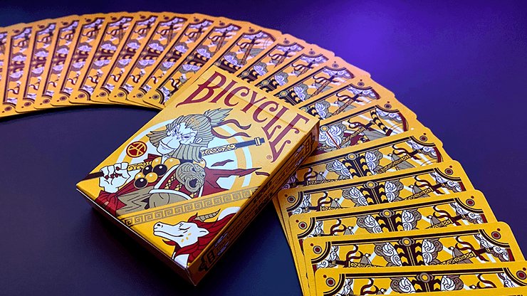 Bicycle Wukong Rebellion Playing Cards - Brown Bear Magic Shop