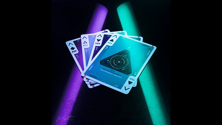 Cyberware Playing Cards - NEON - Brown Bear Magic Shop