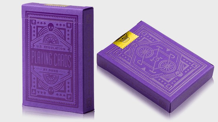 DKNG Purple Wheel Playing Cards by Art of Play - Brown Bear Magic Shop