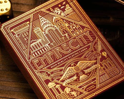 Empire City Manhattan Sunrise Edition Playing Cards - Brown Bear Magic Shop