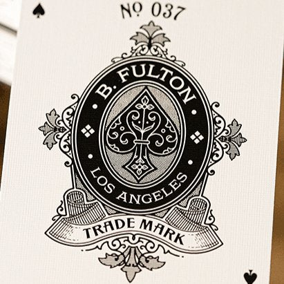 Fulton Plaid (Bourbon Brown) Playing Cards - Brown Bear Magic Shop