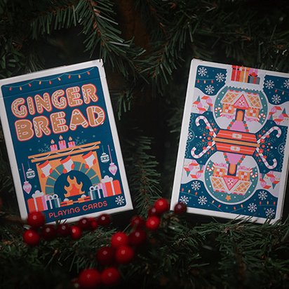 Gingerbread Playing Cards - Brown Bear Magic Shop