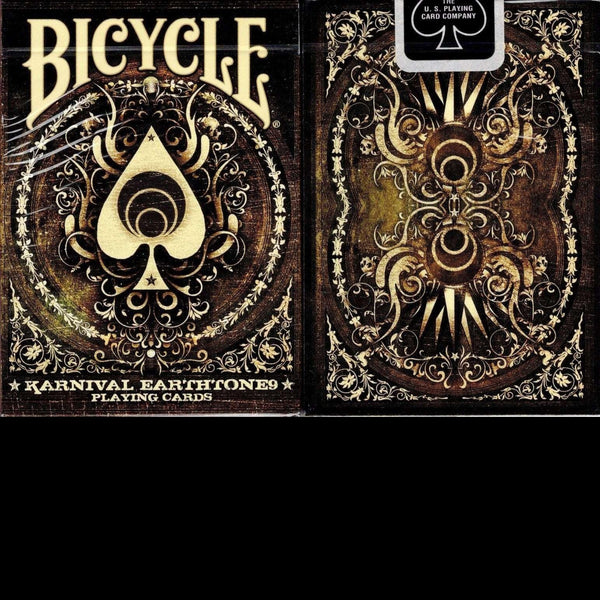 Karnival Earthtone9 Bicycle Playing Cards - Brown Bear Magic Shop