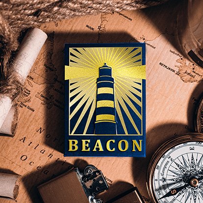 Lighthouse Beacon Playing Cards - Brown Bear Magic Shop