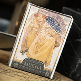 Mucha Princess Hyacinth Silver Edition Playing Cards by TCC - Brown Bear Magic Shop