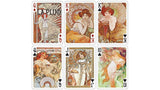 Mucha Princess Hyacinth Silver Edition Playing Cards by TCC - Brown Bear Magic Shop