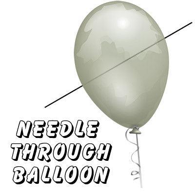 Needle Thru Balloon Professional (with 10 clear balloons) by Bazar de Magia - Brown Bear Magic Shop