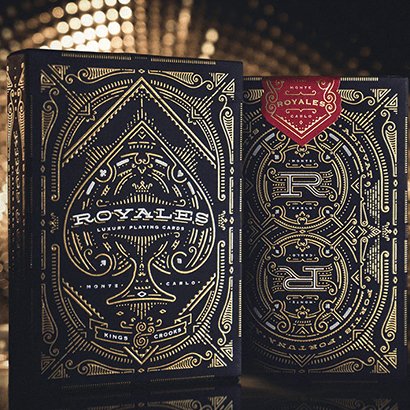 Royales Midnight Blue Playing Cards by Kings and Crooks - Brown Bear Magic Shop