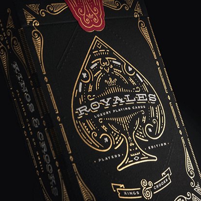 Royales Players - Noir Marked Playing Cards by Kings and Crooks - Brown Bear Magic Shop