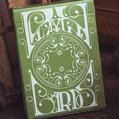 Smoke & Mirrors V8, Green Standard Edition Playing Cards by Dan & Dave - Brown Bear Magic Shop