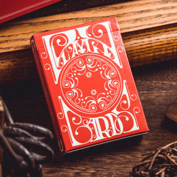 Smoke & Mirrors V8, Red Standard Edition Playing Cards by Dan & Dave - Brown Bear Magic Shop