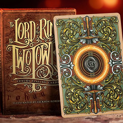 The Lord of the Rings - Two Towers Playing Cards by Kings Wild Project - Brown Bear Magic Shop