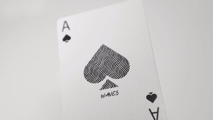 Waves Playing Cards - Brown Bear Magic Shop